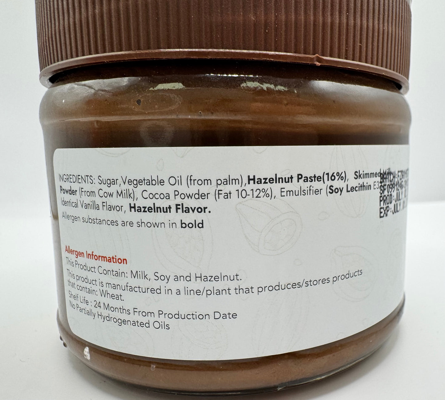 Hazelnut Spread (Creamy Chocolate)